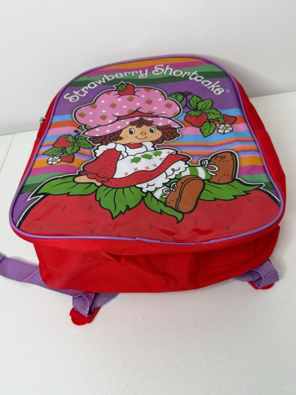 Strawberry Shortcake Backpack Kids School Travel Bag New - Picture 11 of 14